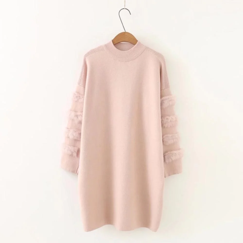 2021 Winter New Fashion Wool Women Warm Solid Sweaters Casual Full Sleeve Turtleneck Slim Pullovers Computer Knitted