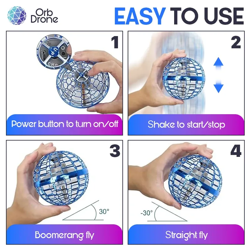🎄Early Christmas Sale-50% OFF🎁 Flying Orb Pro Spinner Mini Drone