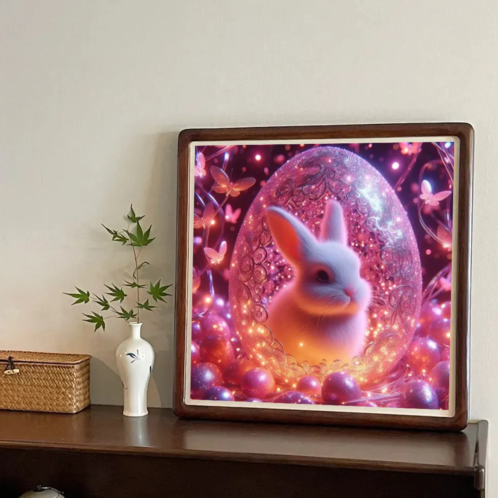 Diamond Painting - Full Round Drill - Rabbit(Canvas|40*40cm)