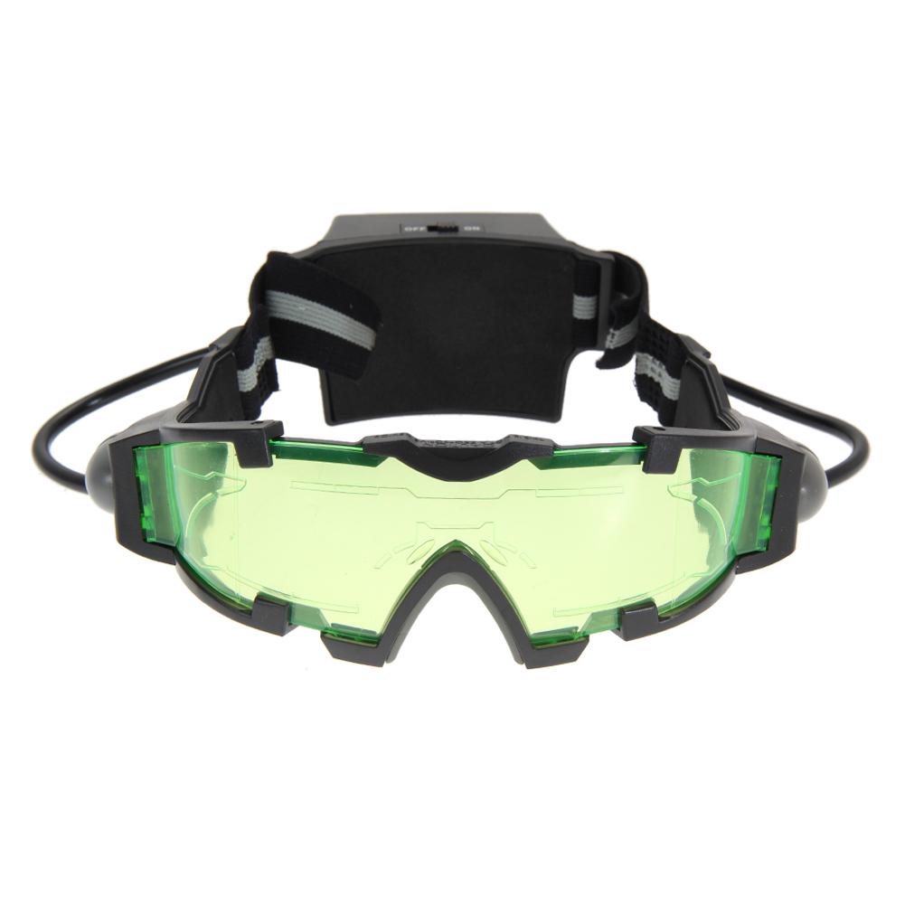 

Adjustable Elastic Band Night Vision Goggles Glasses Eye Shield With LED, 501 Original