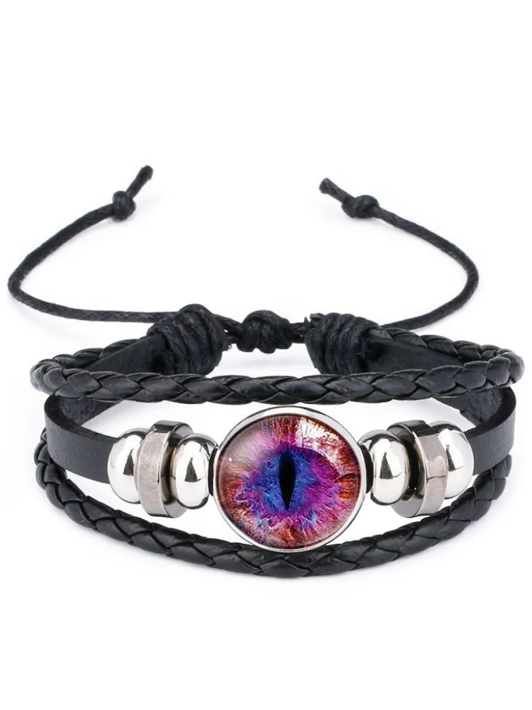 Cat Eye Inspired Woven Bracelet