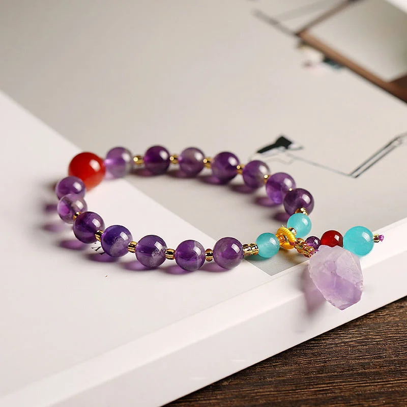 Natural Amethyst Healing Bracelet