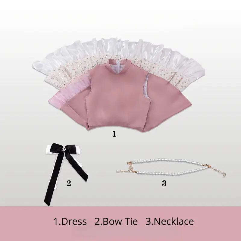 [Wetrose] Pre-Order Love and Deepspace MC Vibrant Prelude Pink Dress Game Outfit Cosplay Costume 