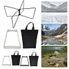 Aluminum Alloy Box Stand Portable Organizer Box Folding Stand for Travel Cooking