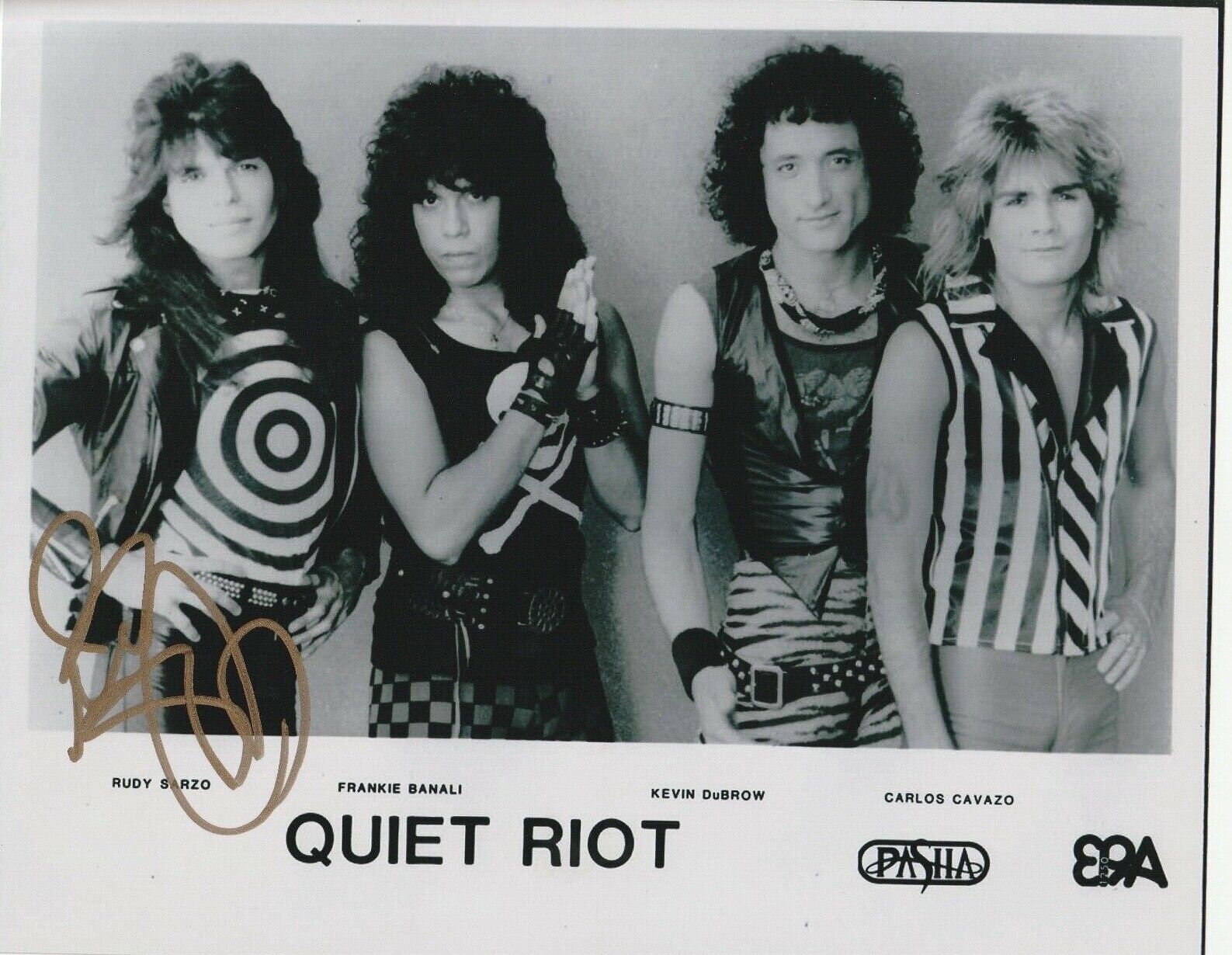 * RUDY SARZO * signed autographed 8x10 Photo Poster painting * QUIET RIOT * 6