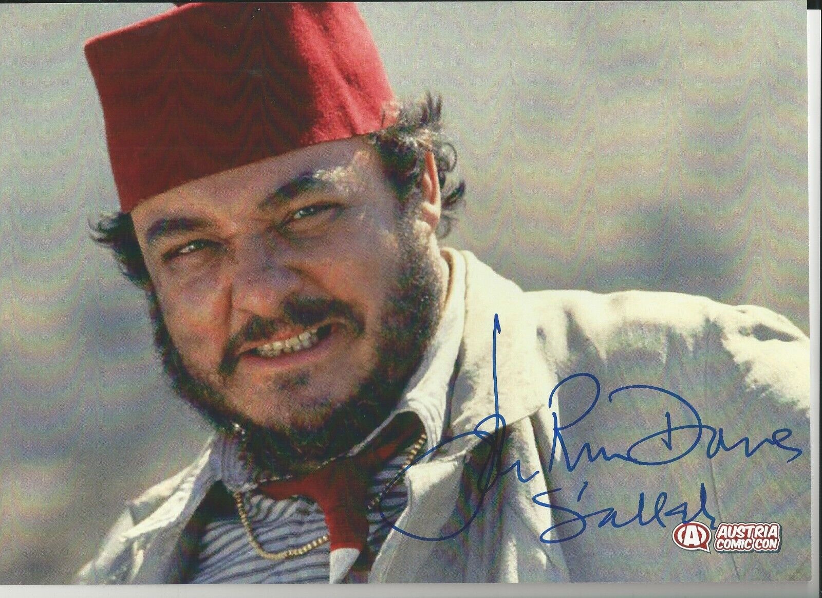 John Rhys-Davies - Indiana Jones signed Photo Poster painting