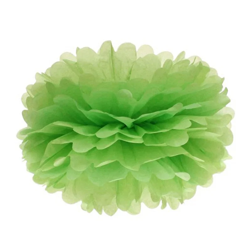 5pcs Tissue Paper Pompoms Wedding Decorative Paper Flowers Ball Baby Shower Birthday Party Decoration paper pom poms