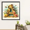 Diamond Painting -DIY Round Drill Letter A