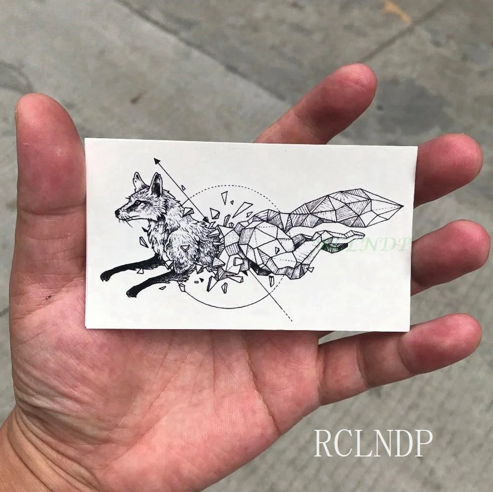 Waterproof Temporary Tattoo Sticker Compass Arrow Roman Clock Anchor Small Body Art Flash Tattoo Fake Tattoo for Women Men