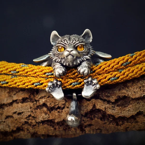 Sterling Silver Year of Tiger Zodiac Bracelet