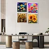 (4-Pack)Flower-Full Round Diamond Painting 30*30CM