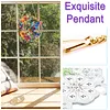 Crystal Diamond Painting Window Hanger Hummingbird Wreath 9.45x9.45in