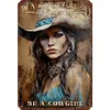 (Multi Style)Cowboy - Metal Tin Signs(8*12Inch)