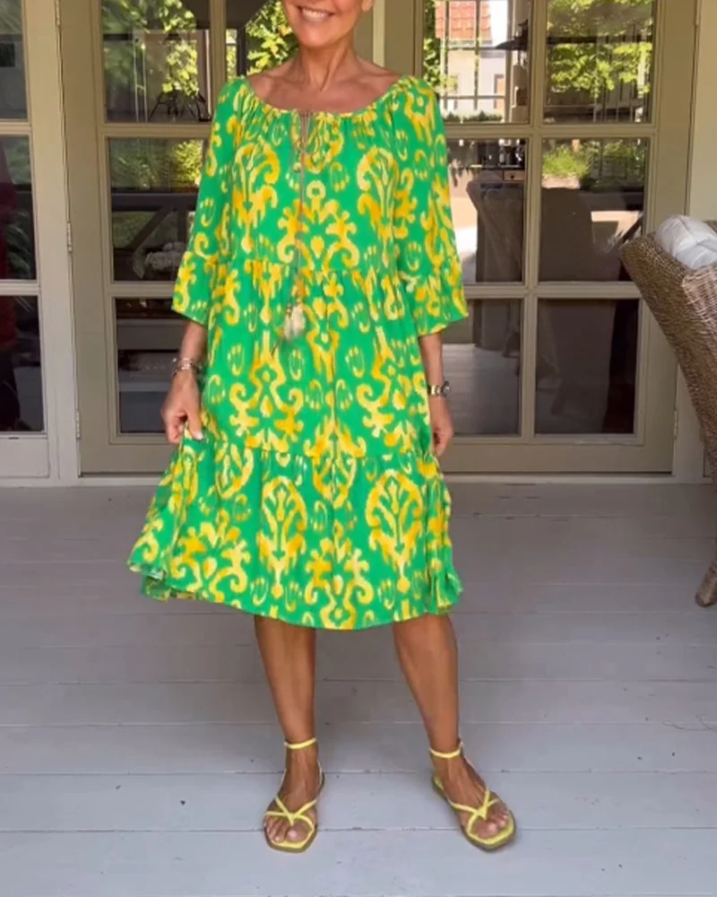 Zanaya - Relaxed Printed Dress