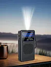 FM AM SW Radio with LED Flashlight Pocket Radio Portable Radio for Home/Outdoor