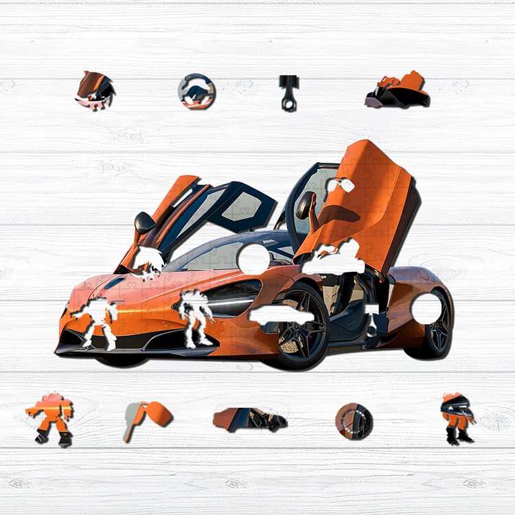 McLaren 720S Wooden Jigsaw Puzzle
