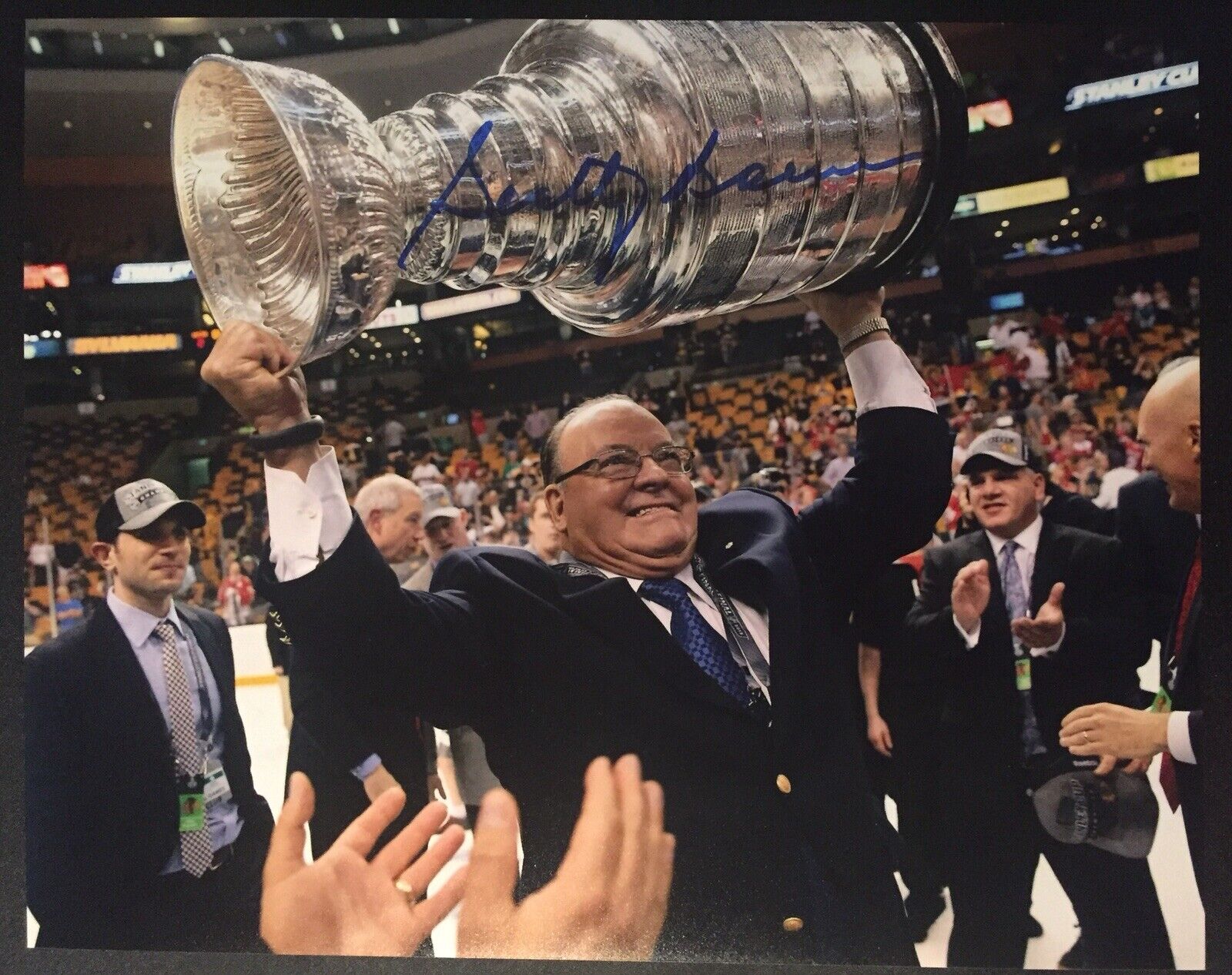 Scotty Bowman Signed 8x10 Photo Poster painting Detroit Red Wings Chicago Blackhawks