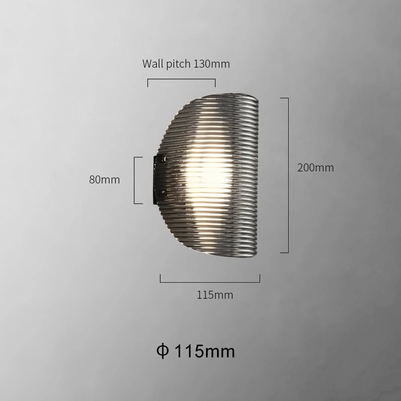 Black LED dimmable Sconce For Home 