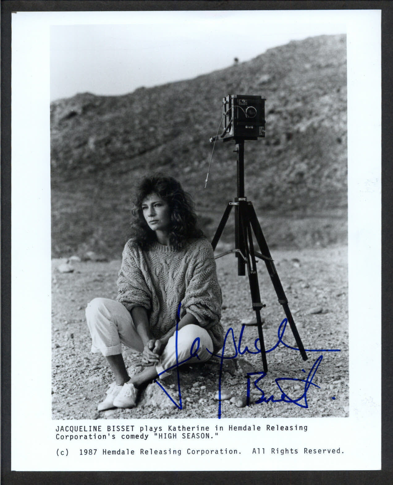 Jacqueline Bisset - Signed Autograph Movie Still - High Season