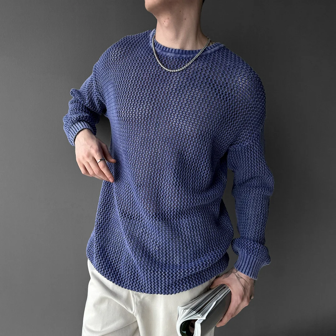 Oversize Rusty Knit Sweater-inspireuse