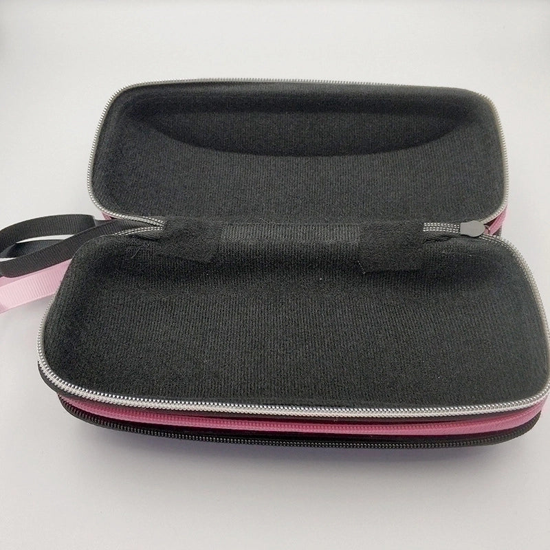 Zipper Myopia Glasses Case Fabric Personality Slant Myopia Glasses Case Hook Foreign Trade Rhombus Glasses Storage Box