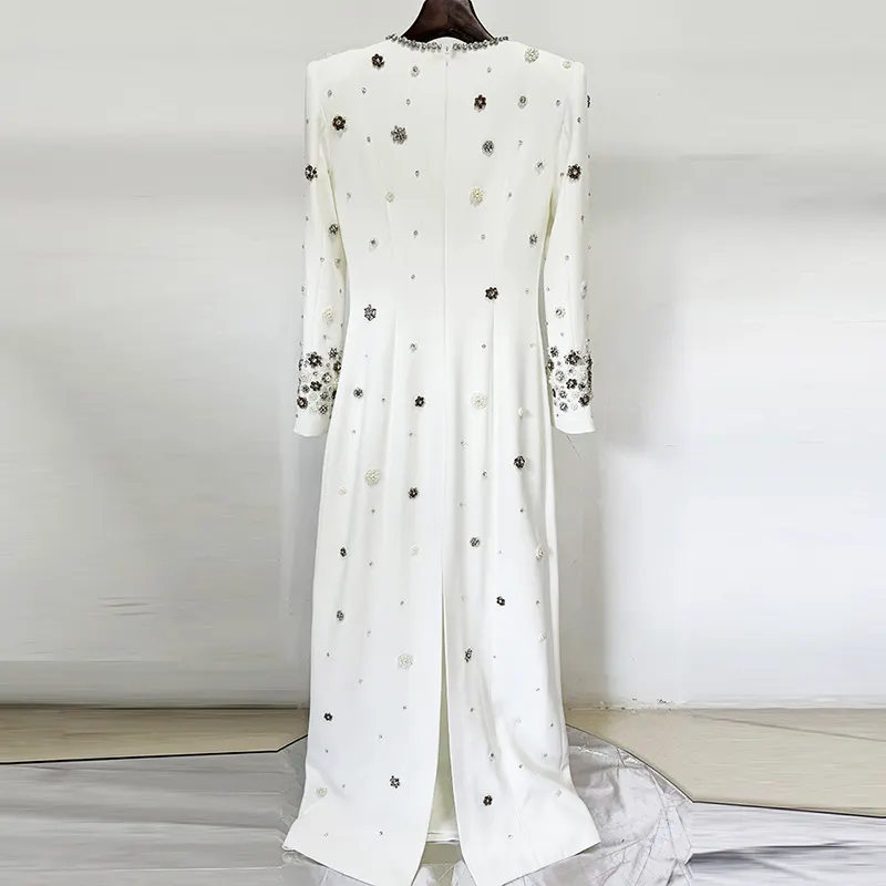 Nigikala Nigikala New Star Fashion Heavy Industry Nails Studded Long Dress Dress Dress Dress
