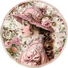 Retro Girl - Diamond Painting - Full Round Drill (Canvas|40*40cm)