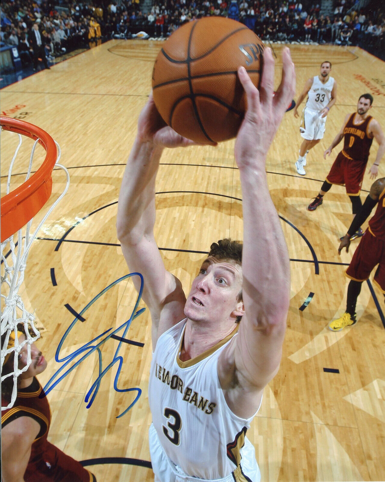 Omer Asik Autographed 8x10 New Orleans Pelicans#S1251