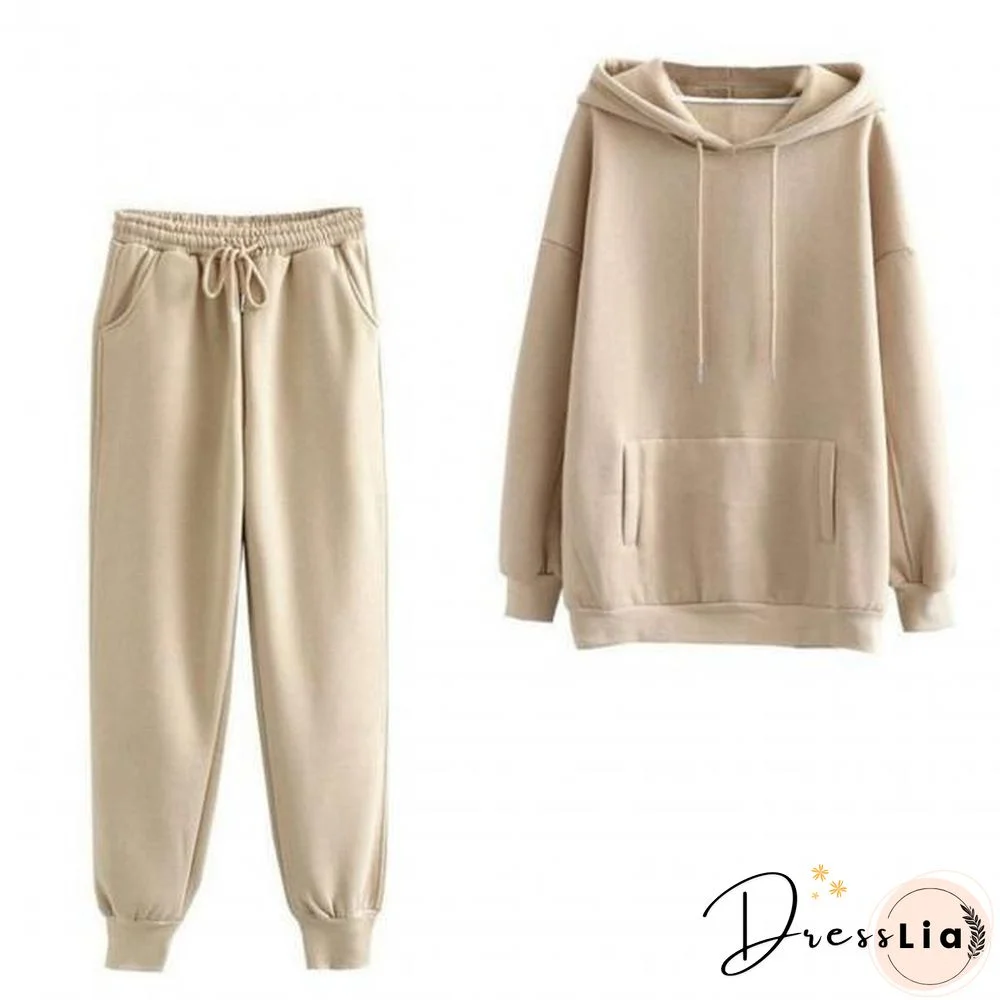 Women Outfit Pockets Hooded For Office