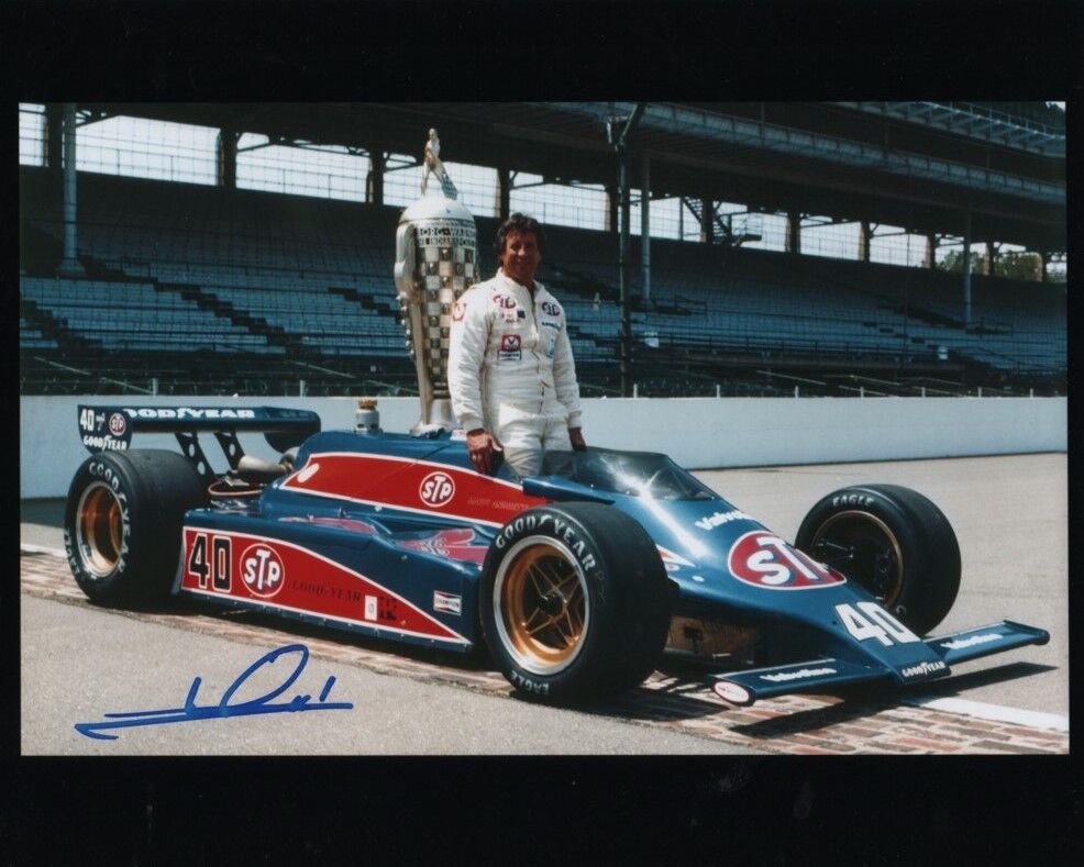 MARIO ANDRETTI Signed Autographed Photo Poster painting