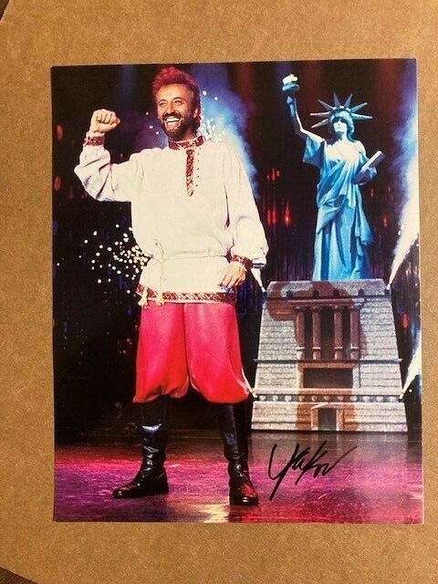 Yakov Smirnoff Comedian Boldly Signed 8x10 Las Vegas Photo Poster painting with COA