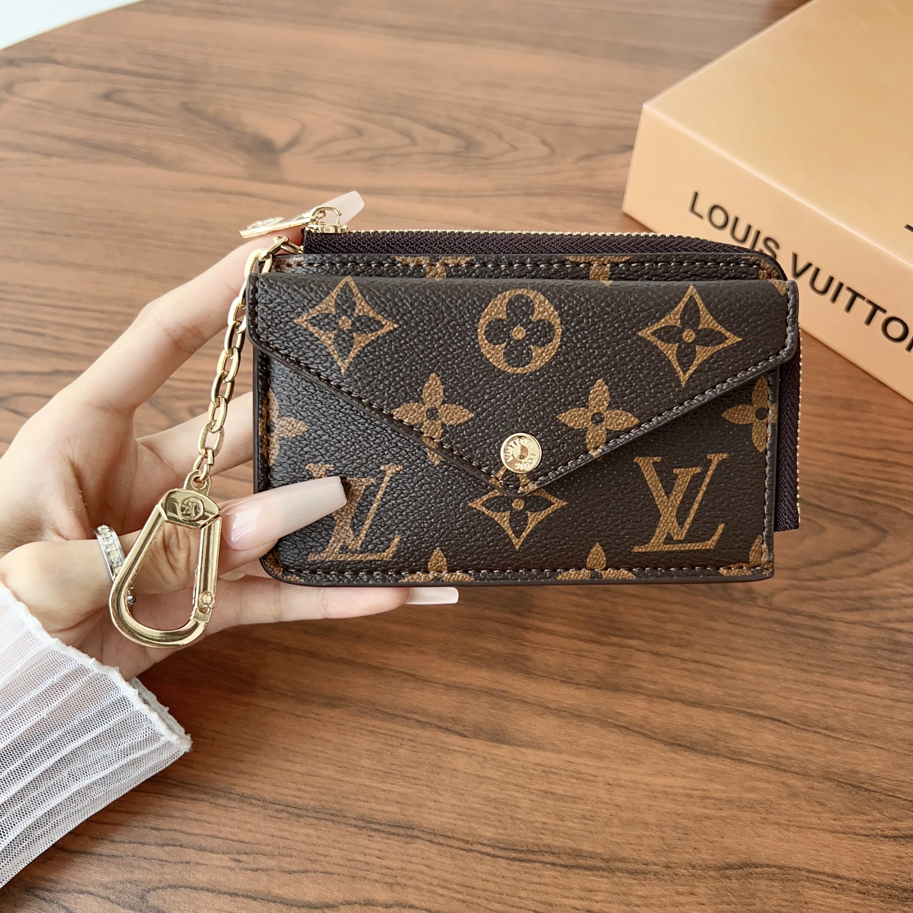 Radiant LV Canvas Leather Wallet Classic Gucci Ophidia GG Card Holder Fashion Accessories