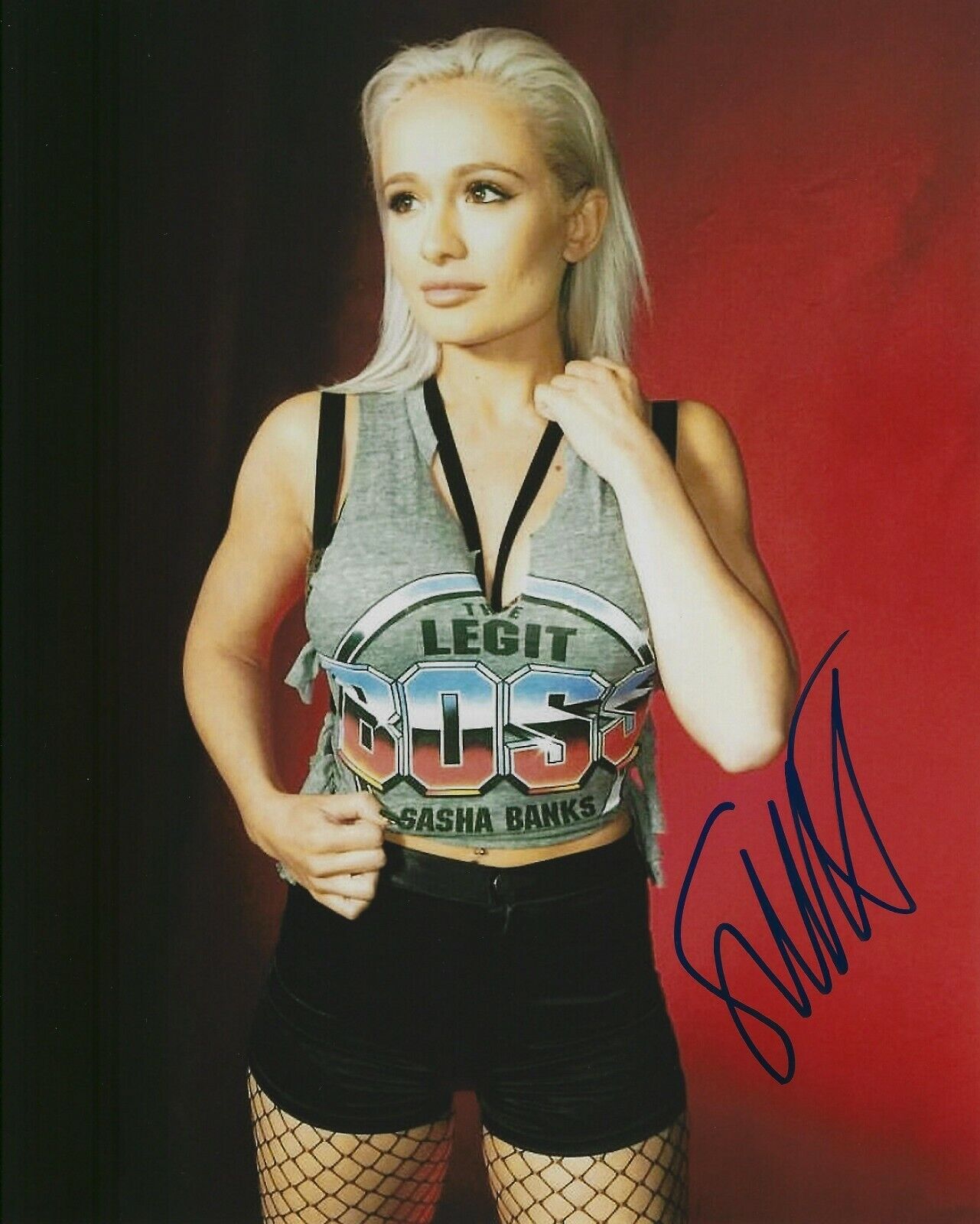 Scarlett Bordeaux Signed 8x10 Photo Poster painting Impact Pro Wrestling WWE Picture Autograph 1