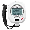 Digital Stopwatch Chronograph Sports Timer Stop Watch (White/ 10 Tracks)