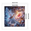 Hummingbird Flowers-14CT Counted Cross Stitch 40*40cm/15.75*15.75in
