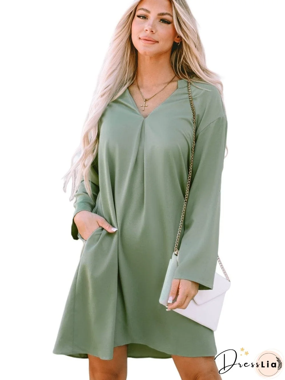 Elegant V Neck Blouse for Women