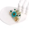 12PCS Exquisite Handmade Dried Flower Drop Drip Hair Clips
