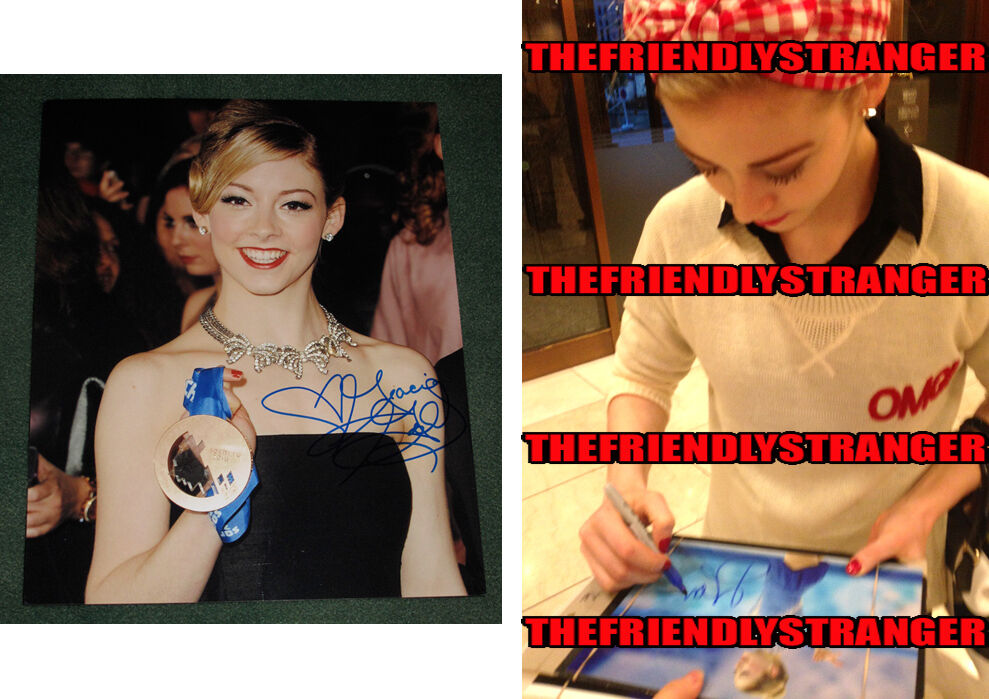 GRACIE GOLD signed 8X10 Photo Poster painting - PROOF - BRONZE MEDAL 2014 OLYMPICS Skating COA