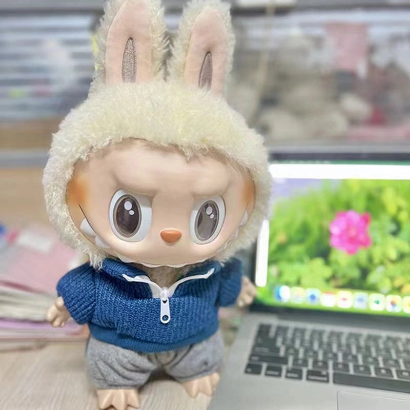 38cm Cloth Cloth Vinyl Doll Clothes Suit Two-piece Coat T-shirt Cute Dress