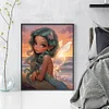 >SALE<Full Embroidery Eco-cotton Thread 11CT Counted Elf Girl Cross Stitch 40x50cm