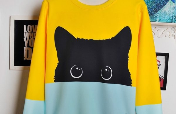 NEW Fashion hot 3D print sweatshirts men or women's print Black cat Cute girls sweatshirt enchantress pullover hoodies - Shop Trendy Women's Fashion | TeeYours
