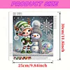 Schneemann 5d DIY Diamond Art Malerei Sets spezielle Form Teilbohrer Kunst 30x30cm