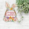 Diamond Painting Acrylic Single Side Drill Easter Rabbit Pendant For Home Garden Decor