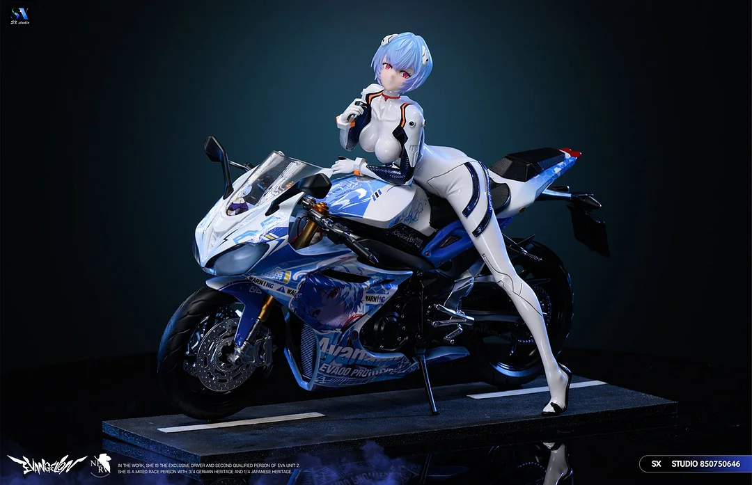 headneck01BB Gril-Studio綾波 レイ SX Studio - 『新世紀エヴァンゲリオン』バイクガール 綾波レイ