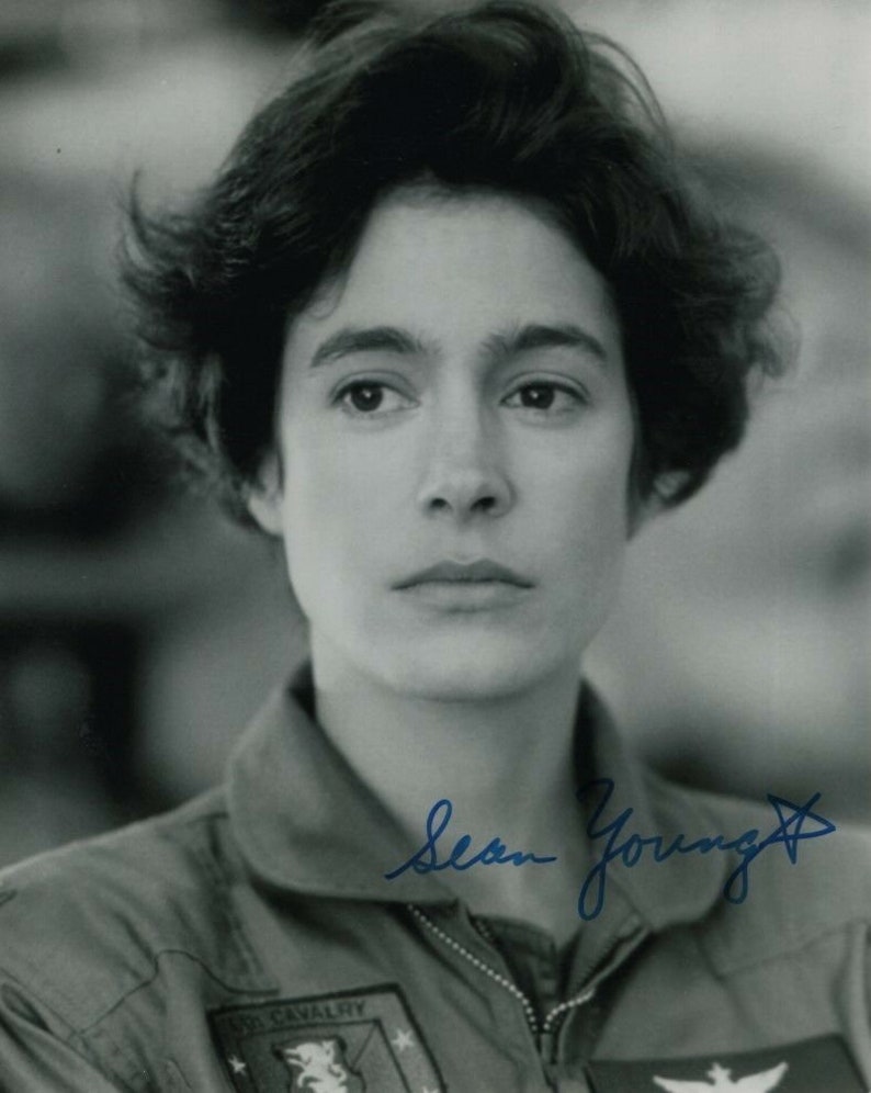 Sean young signed autographed fire birds billie lee guthrie Photo Poster painting