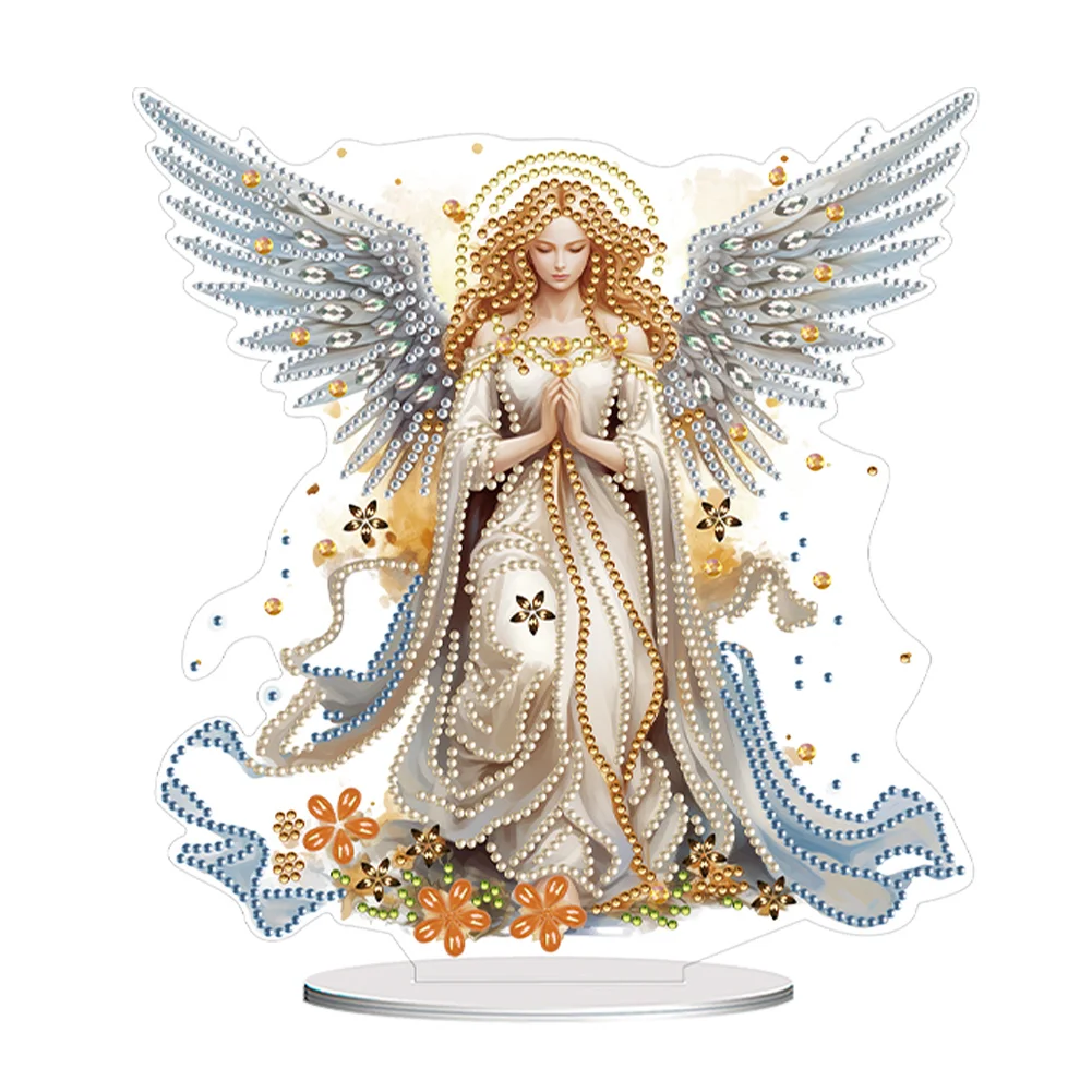 DIY Angel PVC Special Shape Desktop Diamond Painting Art Kits for Home Decor