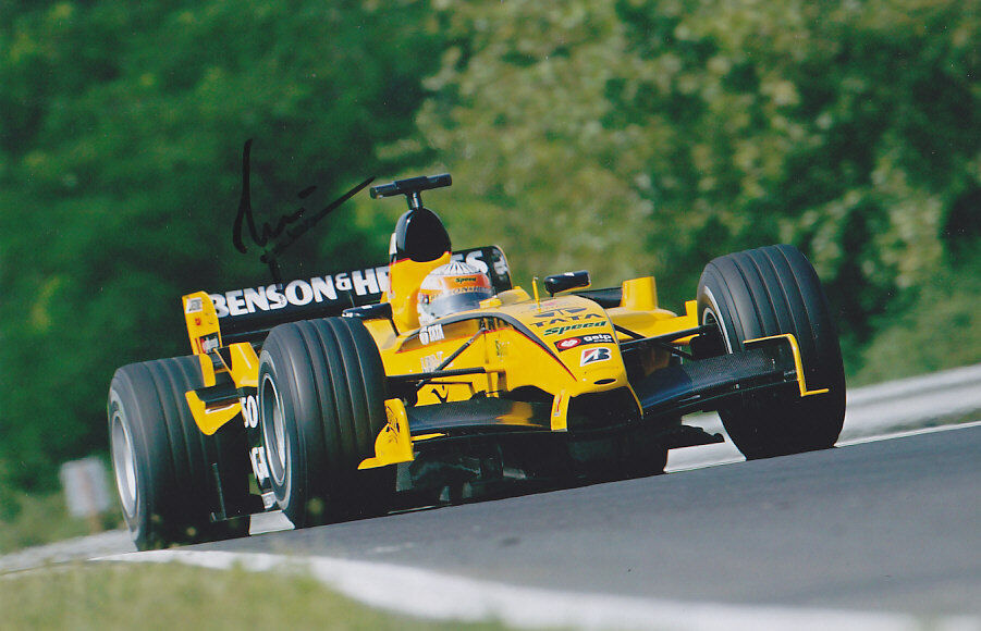 Narain Karthikeyan Hand Signed Photo Poster painting 9x6.