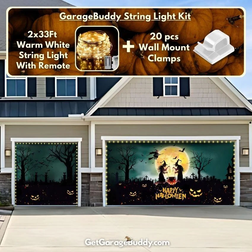 GarageBuddy Halloween Garage Door Covers
