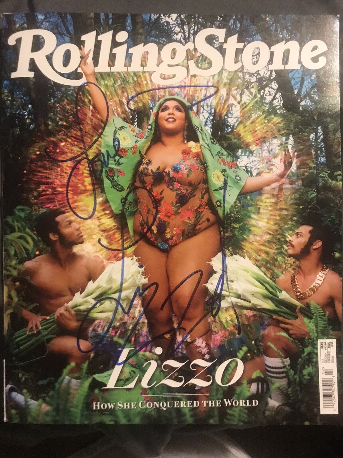 Lizzo Signed Autographed Rollingstone Magazine