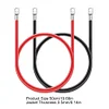 5AWG Battery Inverter Cable M8 M10 Copper Cord for Car Solar Inverter (10mm)